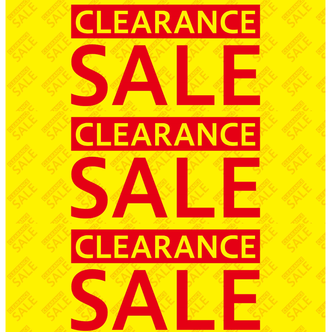 CLEARANCE　SALE開催中‼